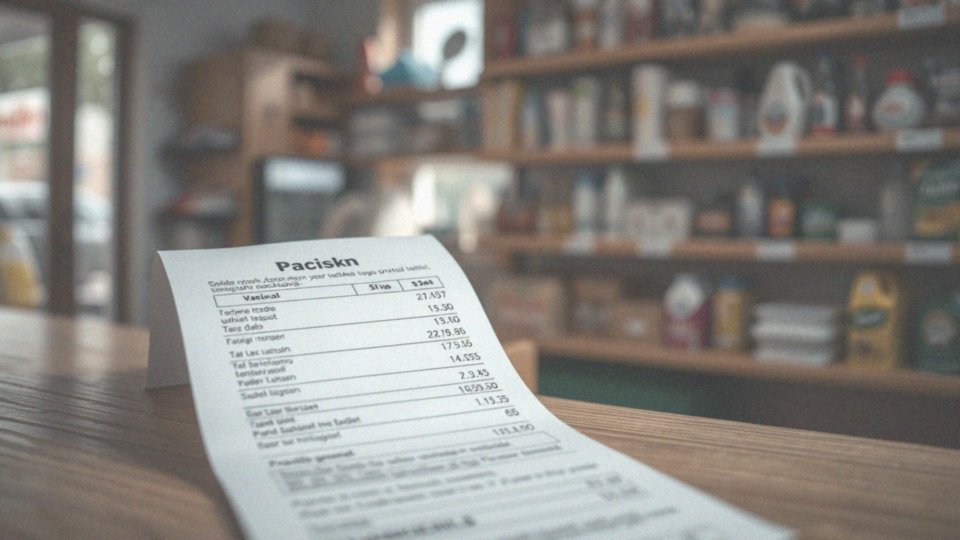 Jakie informacje znajdują się na paragonie fiskalnym związane z PTU?