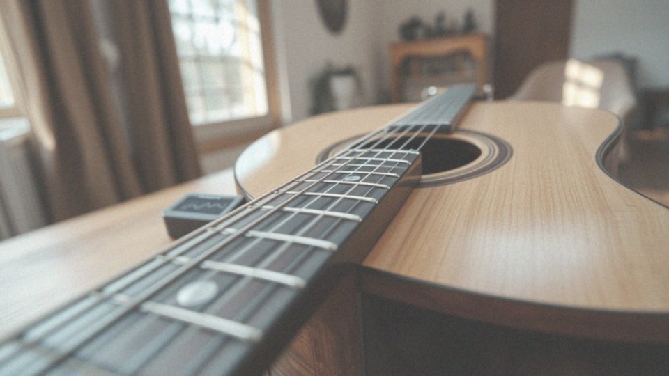 Jak przygotować gitarę do gry na akordach?