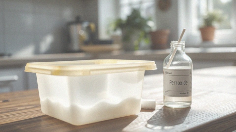 W jaki sposób można używać wody utlenionej do czyszczenia plastiku?