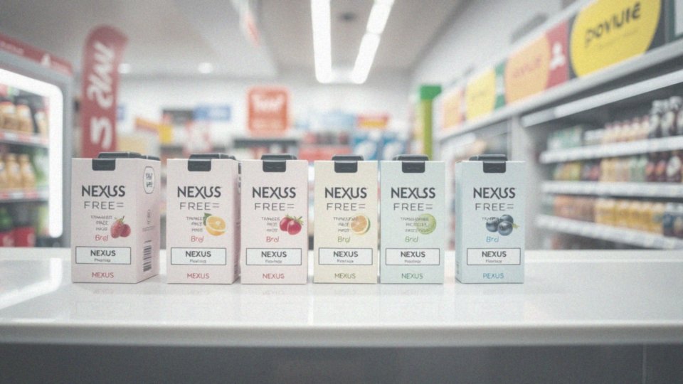 Jakie smaki oferują wkłady NEXUS FREE?