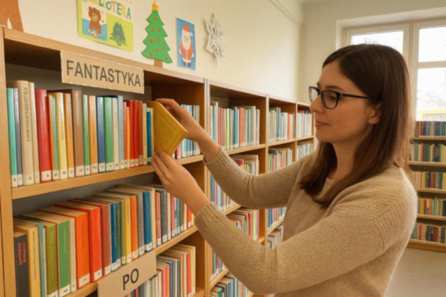 Przedszkolaki z grupy Jeżyki odwiedziły bibliotekę w Bielawie