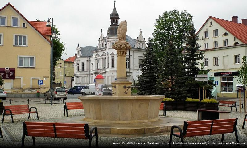 Fontanna z Sową w Bielawie